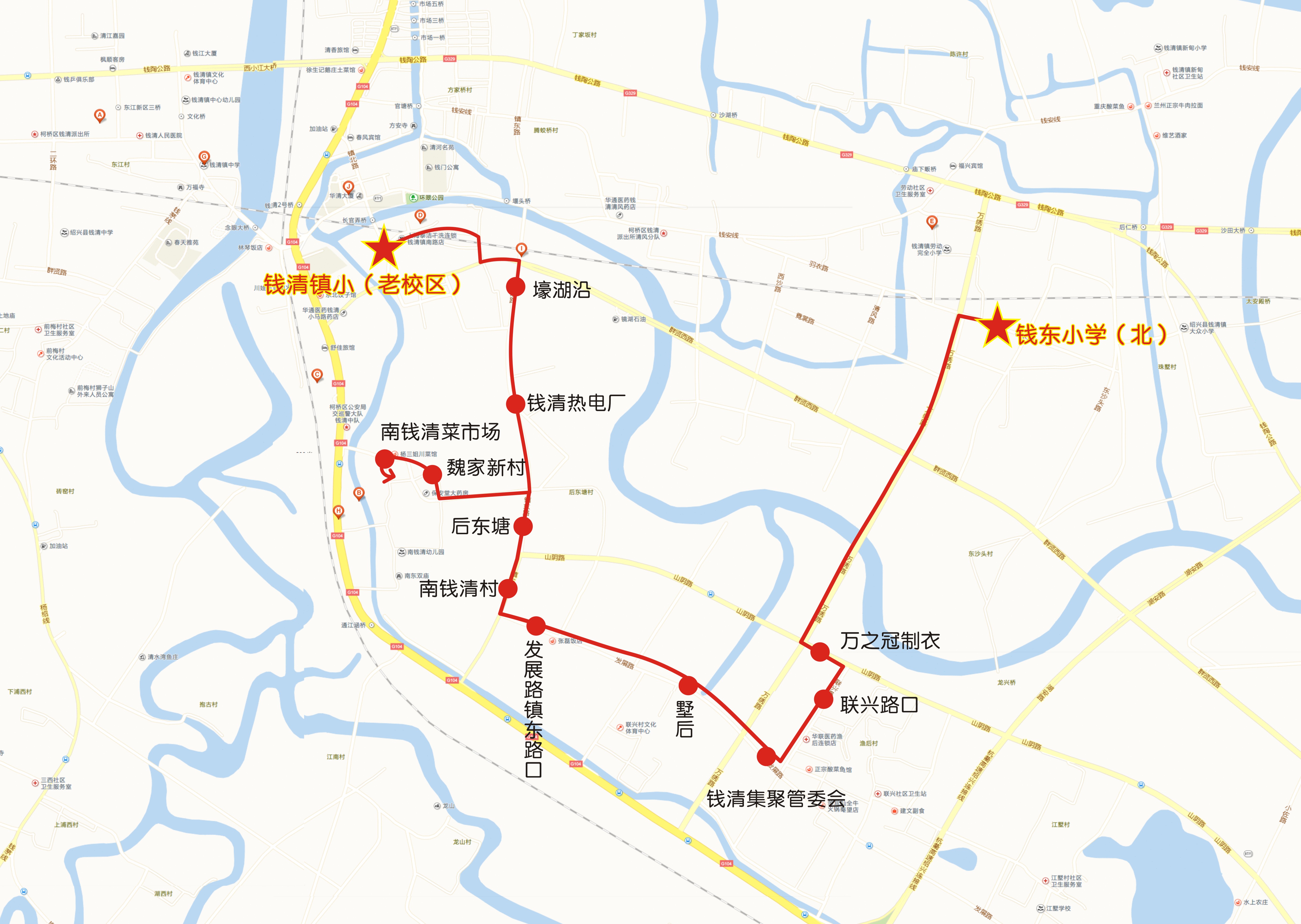 主页 线路查询 线路查询 线路名称 561路 方向 钱请镇小(老校区)